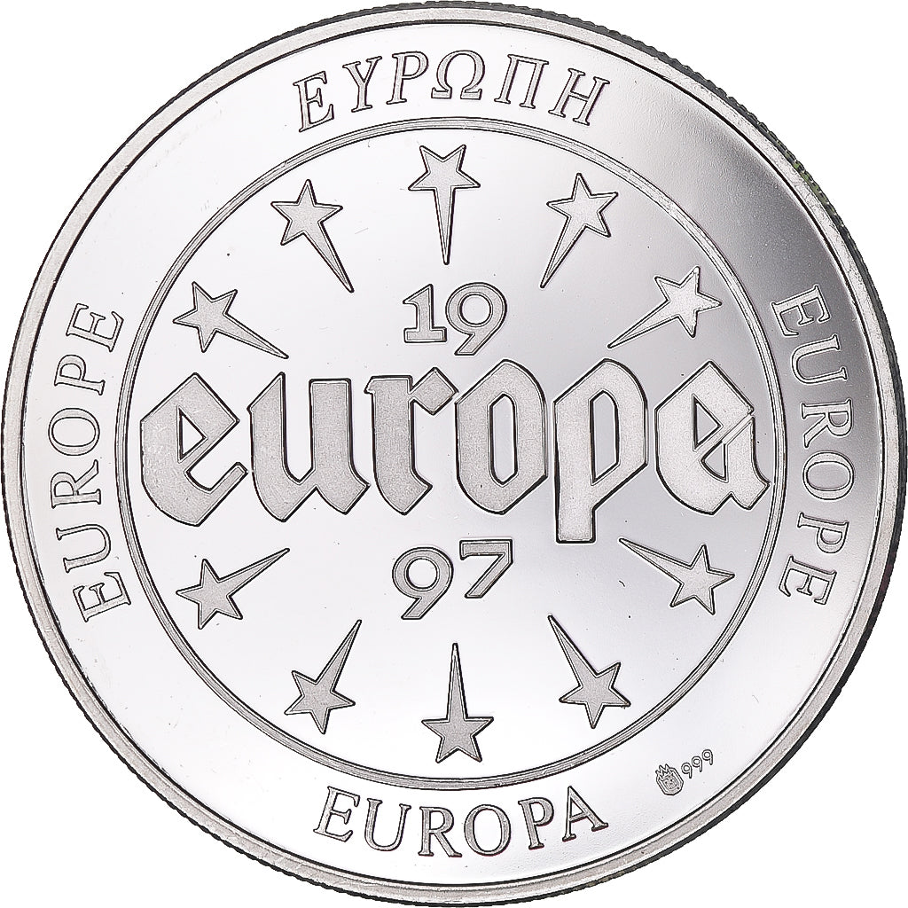 France, Medal, Europa, 1997, Finland, MS(63), Silver