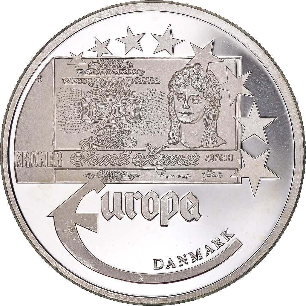 Frankrijk, Medaille, Europa, 1997, Denmark, UNC-, Zilver