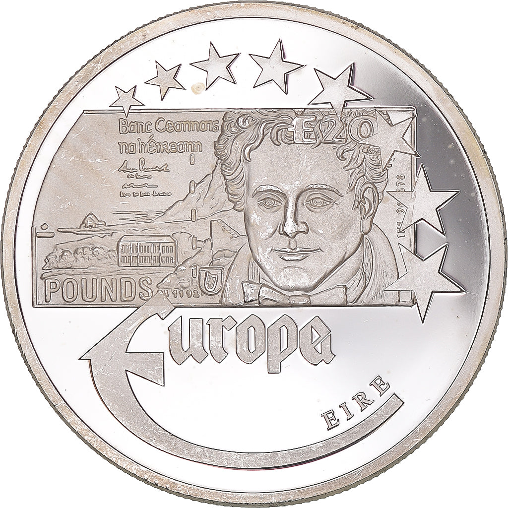 Francja, medal, Europa, 1997, Ireland, MS(63), Srebro