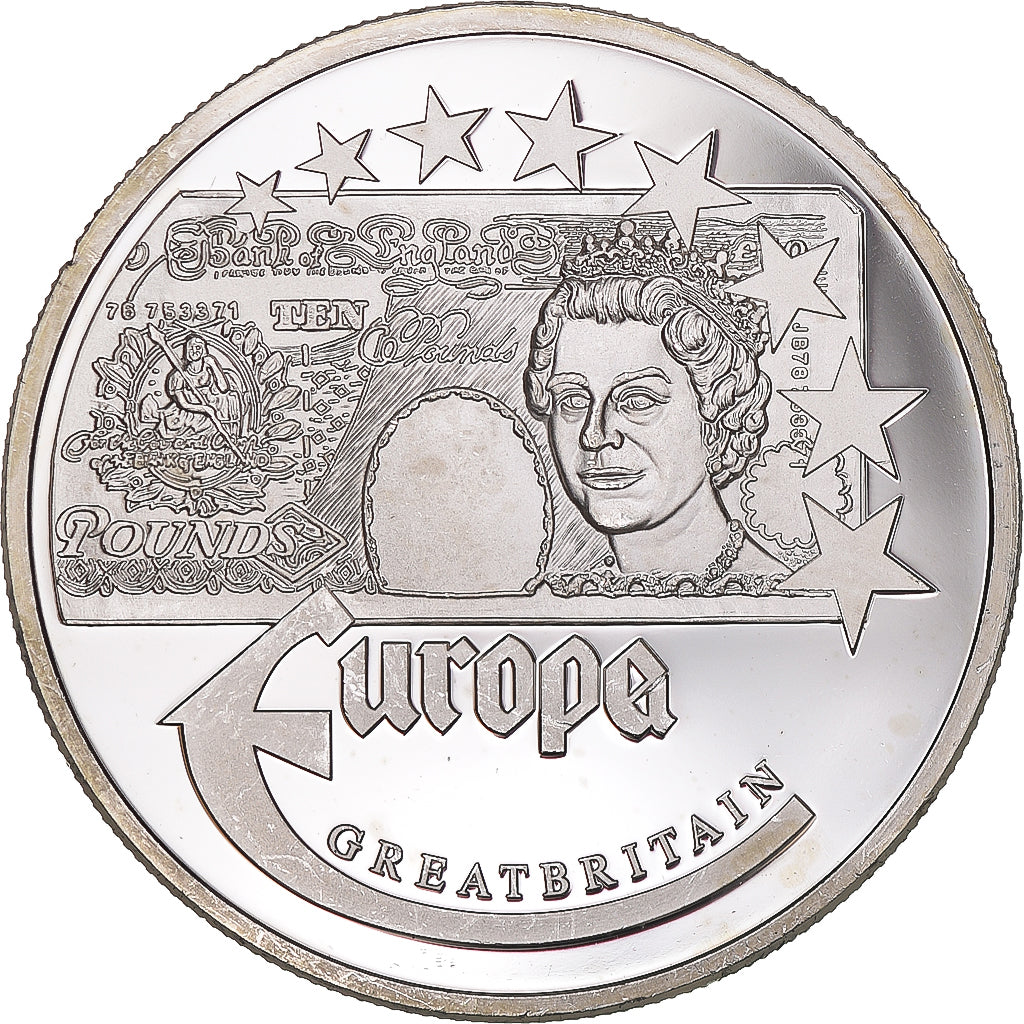 Frankreich, Medaille, Europa, 1997, Great Britain, UNZ, Silber