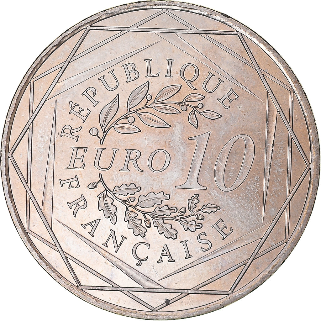 France, 10 Euro, Hercule, 2013, Paris, FDC, MS(63), Silver, Gadoury:EU590