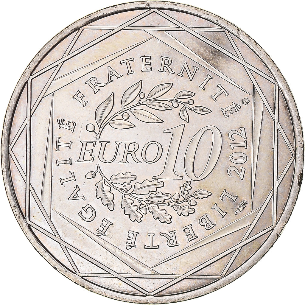 Francia, 10 Euro, Bretagne, 2012, Paris, EBC, Plata, Gadoury:EU514, KM:1866