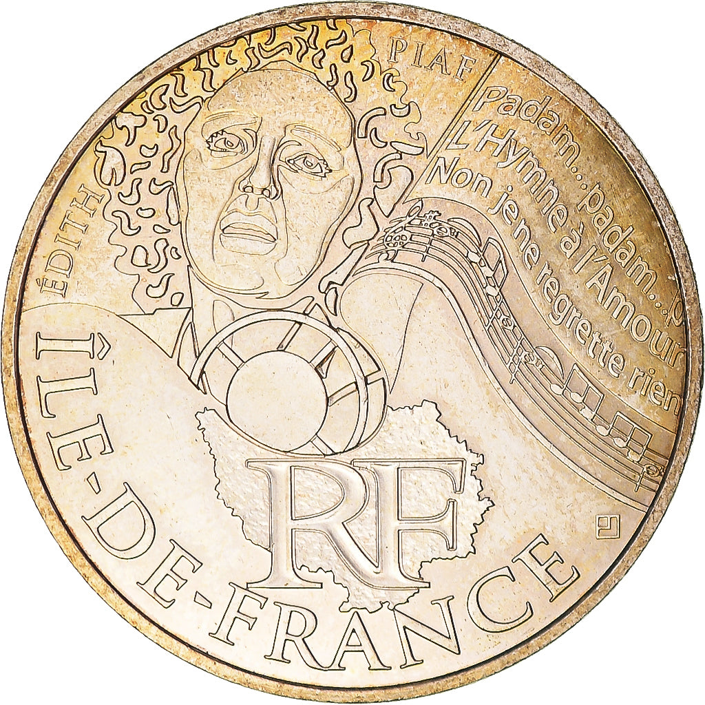 Frankrijk, 10 Euro, Ile de France, 2012, Paris, UNC-, Zilver, KM:1875