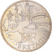 France, 10 Euro, 2011, Paris, Bretagne, MS(60-62), Silver, KM:1730