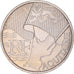 France, 10 Euro, Aquitaine, 2010, Paris, MS(60-62), Silver, KM:1645