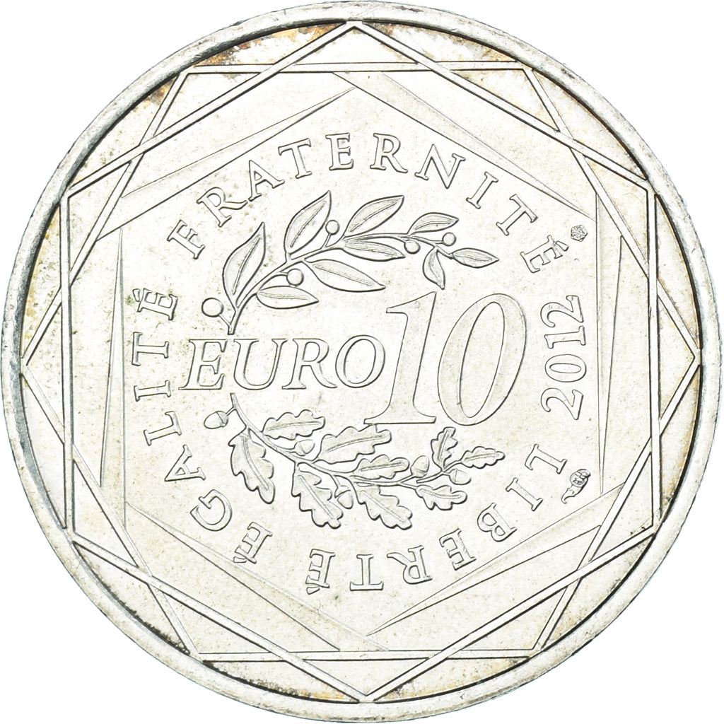 France, 10 Euro, Bretagne, 2012, Paris, MS(63), Silver, Gadoury:EU514, KM:1866