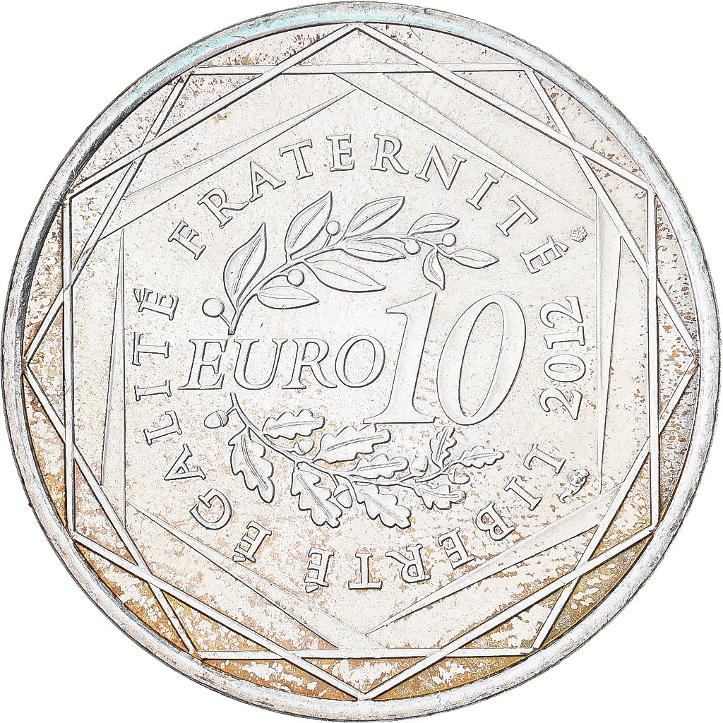 Frankreich, 10 Euro, Bretagne, 2012, Paris, UNZ, Silber, Gadoury:EU514, KM:1866