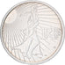 Francia, 15 Euro, 2008, Semeuse, EBC, Plata, Gadoury:2, KM:1535