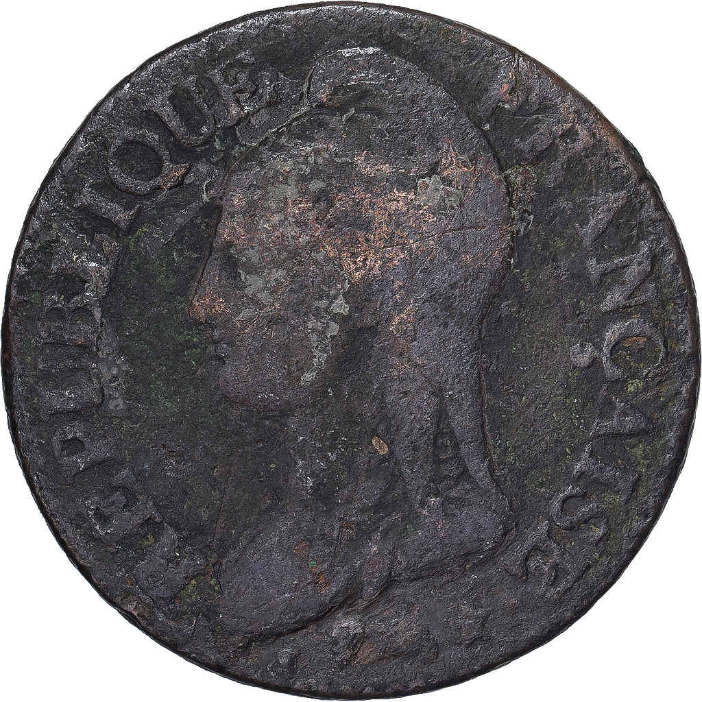 Monnaie, France, Dupré, 5 Centimes, AN 5, Lille, TB, Bronze, Gadoury:126