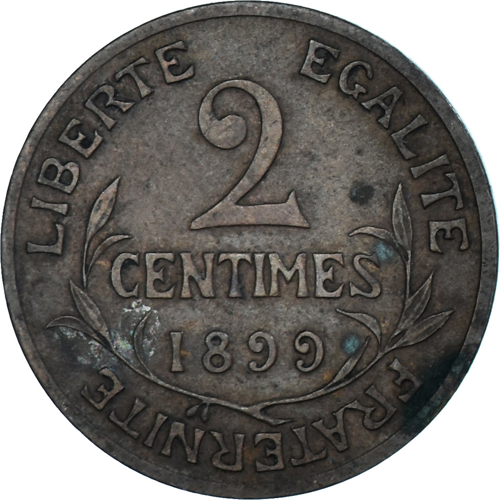 Coin, France, Dupuis, 2 Centimes, 1899, Paris, EF(40-45), Bronze, KM:841