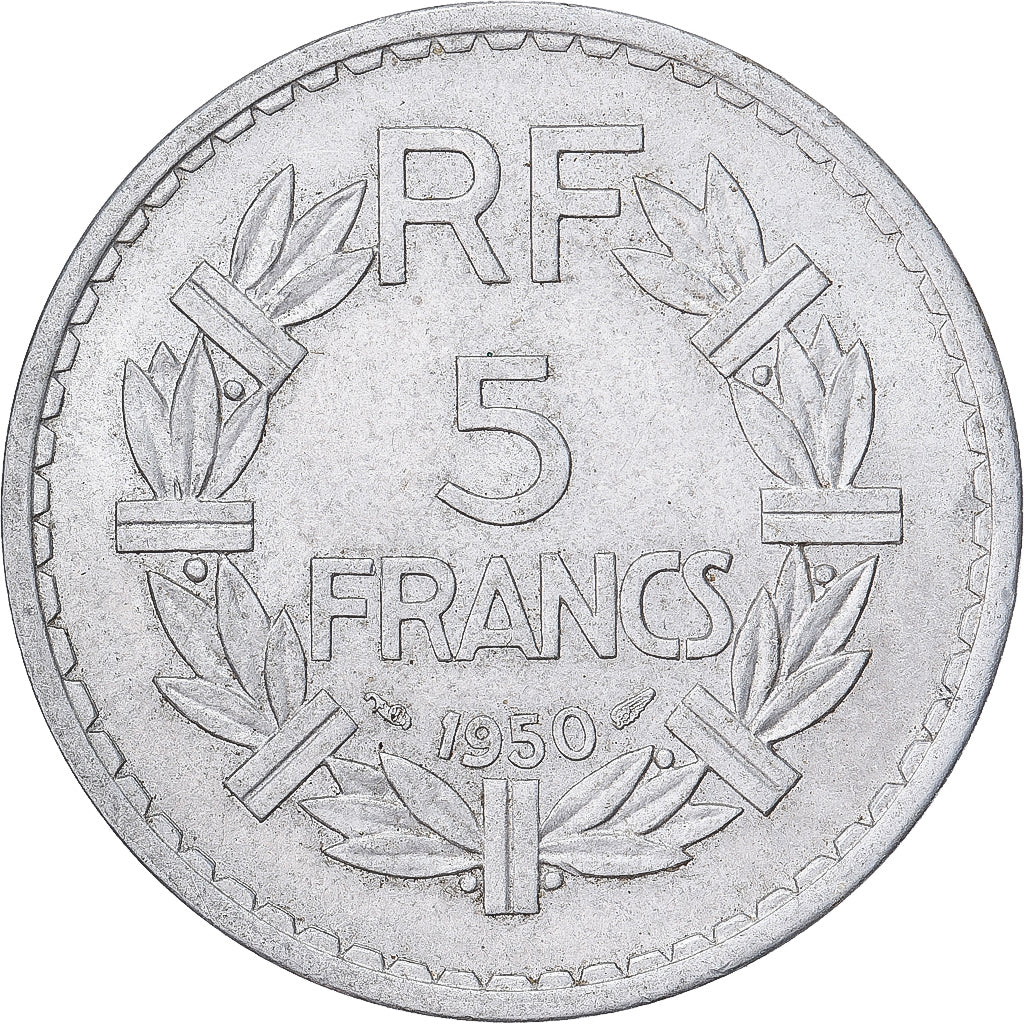 Monnaie, France, Lavrillier, 5 Francs, 1950, Paris, TTB, Aluminium