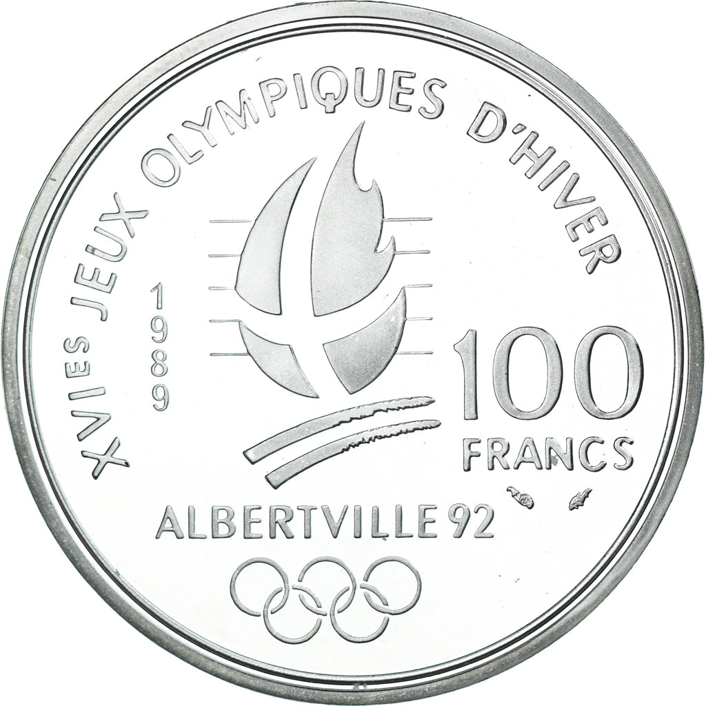 Coin, France, 100 Francs, 1989, MS(65-70), Silver, KM:971, Gadoury:1