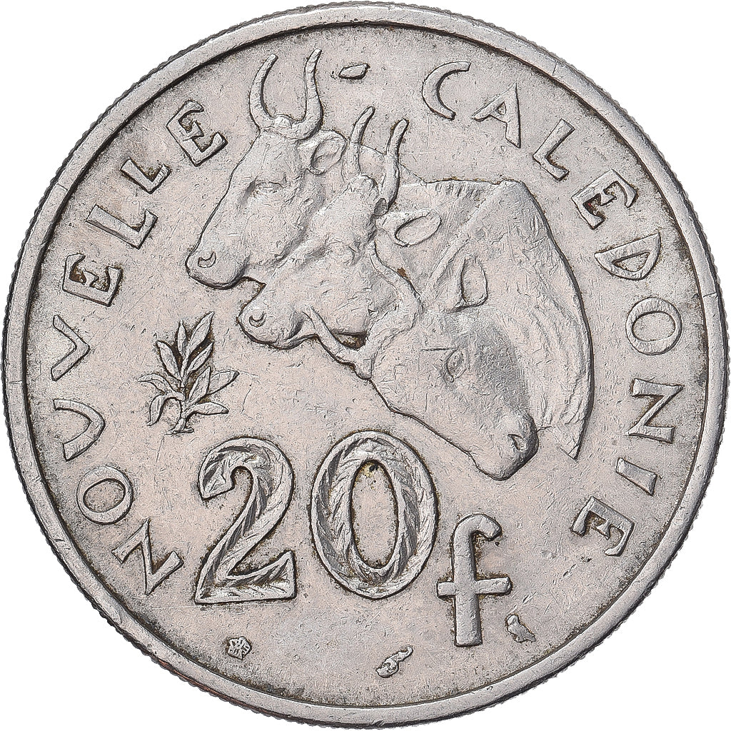 Monnaie, Nouvelle-Calédonie, 20 Francs, 1972, Paris, TTB, Nickel, KM:12