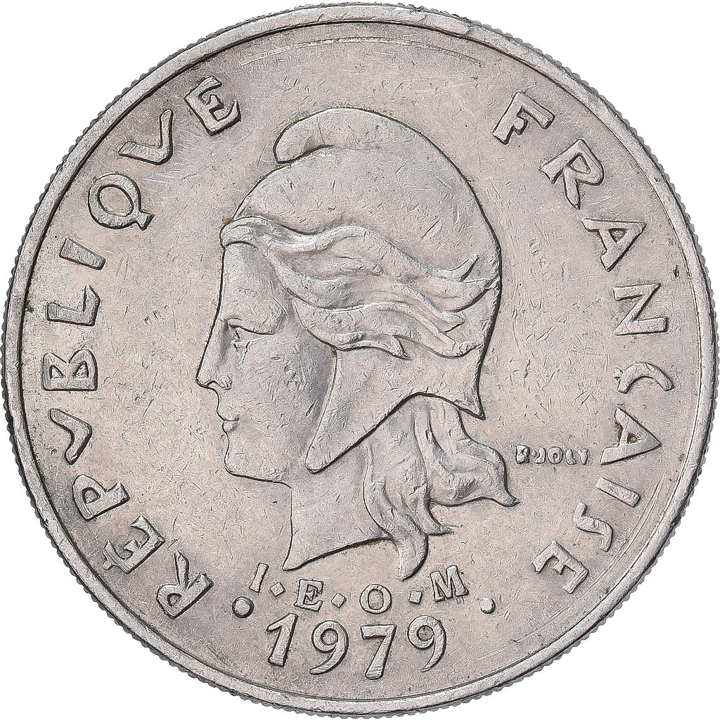 Münze, French Polynesia, 20 Francs, 1979, Paris, SS, Nickel, KM:9