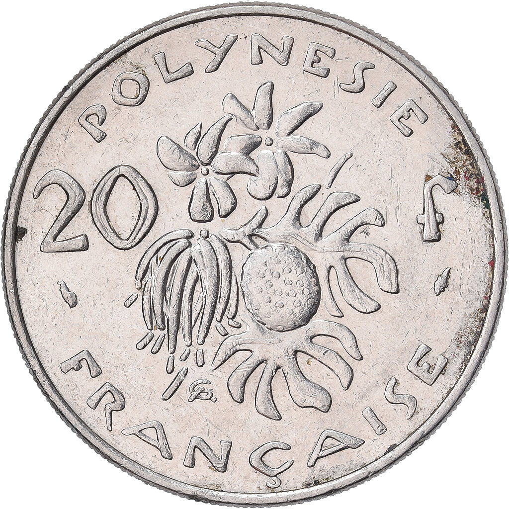 Moneta, Polinesia francese, 20 Francs, 1983, Paris, BB, Nichel, KM:9