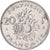 Moneta, Polinezja Francuska, 20 Francs, 1983, Paris, EF(40-45), Nikiel, KM:9