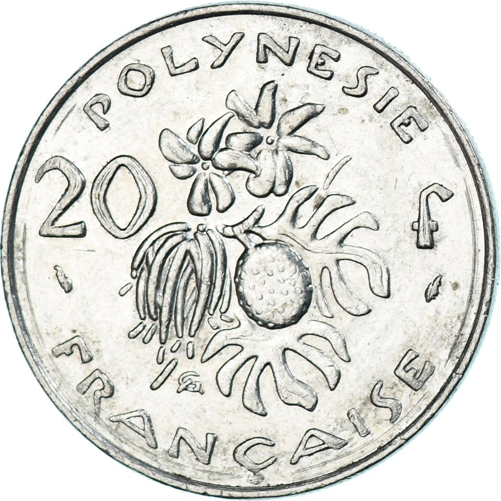 Coin, French Polynesia, 20 Francs, 1984, Paris, EF(40-45), Nickel, KM:9