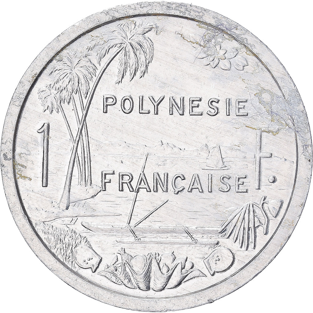 Moneta, Polinezja Francuska, Franc, 1987, Paris, VF(20-25), Aluminium, KM:11