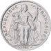 Moneta, Polinezja Francuska, 5 Francs, 1986, Paris, EF(40-45), Aluminium, KM:12