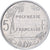 Moneta, Polinezja Francuska, 5 Francs, 1986, Paris, EF(40-45), Aluminium, KM:12