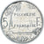 Coin, French Polynesia, 5 Francs, 1987, Paris, EF(40-45), Aluminum, KM:12