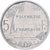 Moneta, Polinezja Francuska, 5 Francs, 1987, Paris, EF(40-45), Aluminium, KM:12