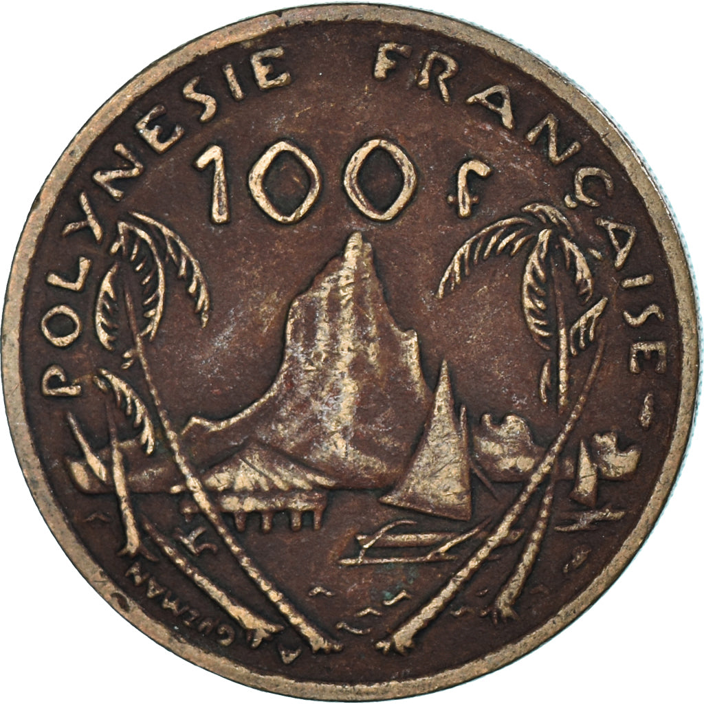 Coin, French Polynesia, 100 Francs, 1976, Paris, VF(30-35), Nickel-Bronze, KM:14
