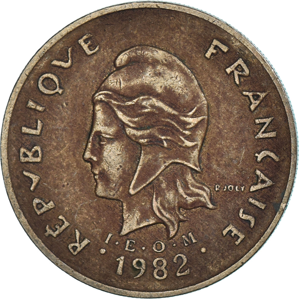 Coin, French Polynesia, 100 Francs, 1982, Paris, VF(30-35), Nickel-Bronze, KM:14