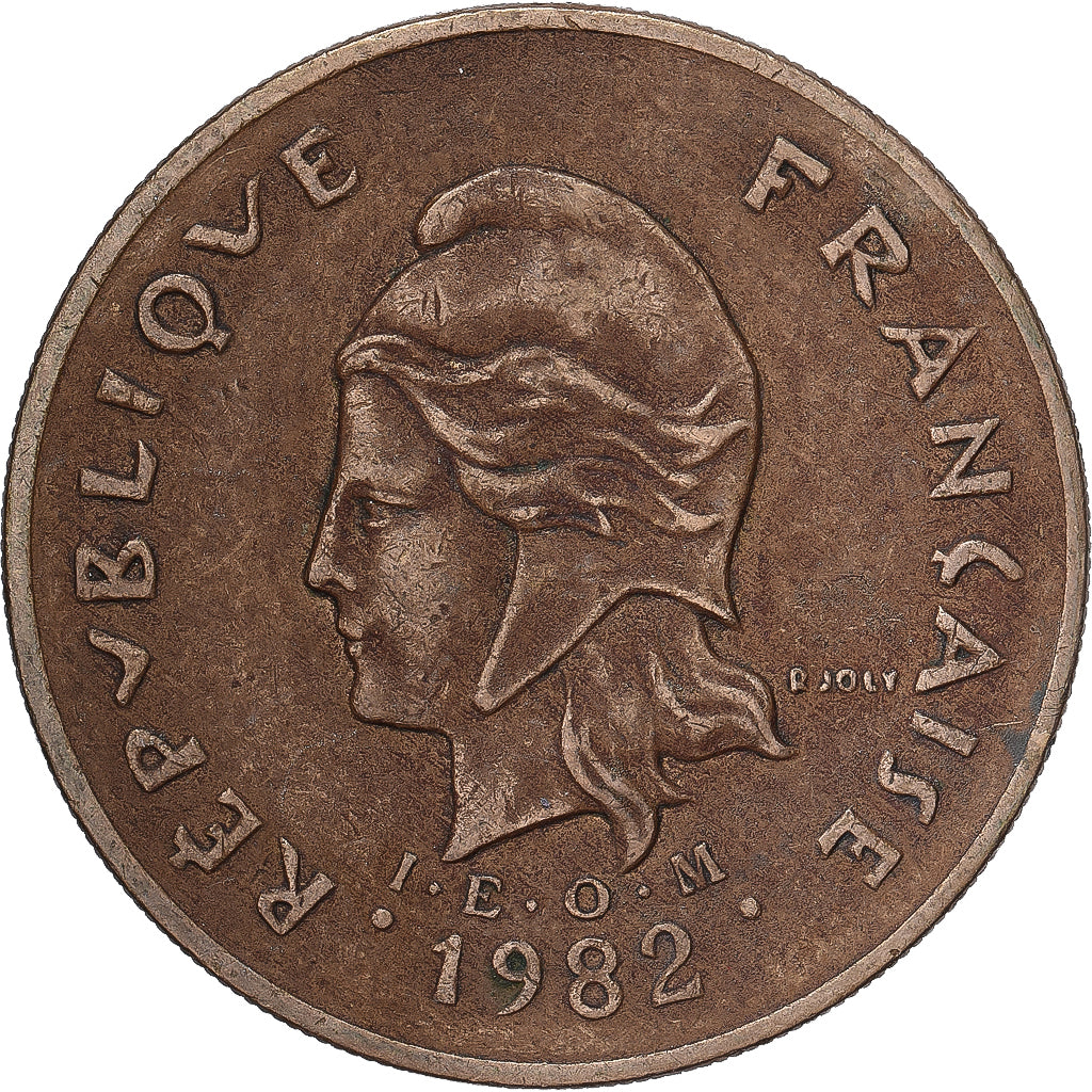Moneta, Polinesia francese, 100 Francs, 1982, Paris, MB+, Nichel-bronzo, KM:14
