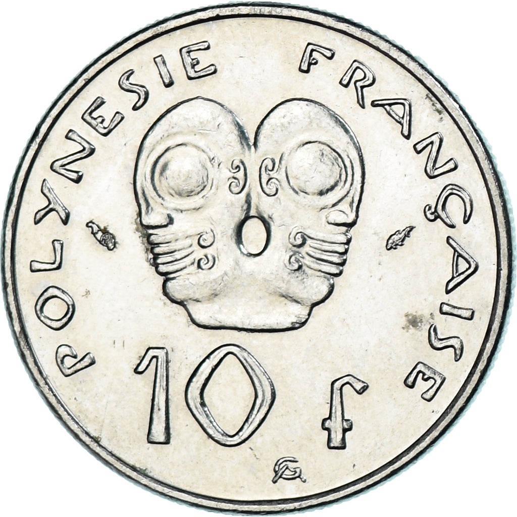 Munten, Frans Polynesië, 10 Francs, 1982, Paris, PR, Nickel, KM:8