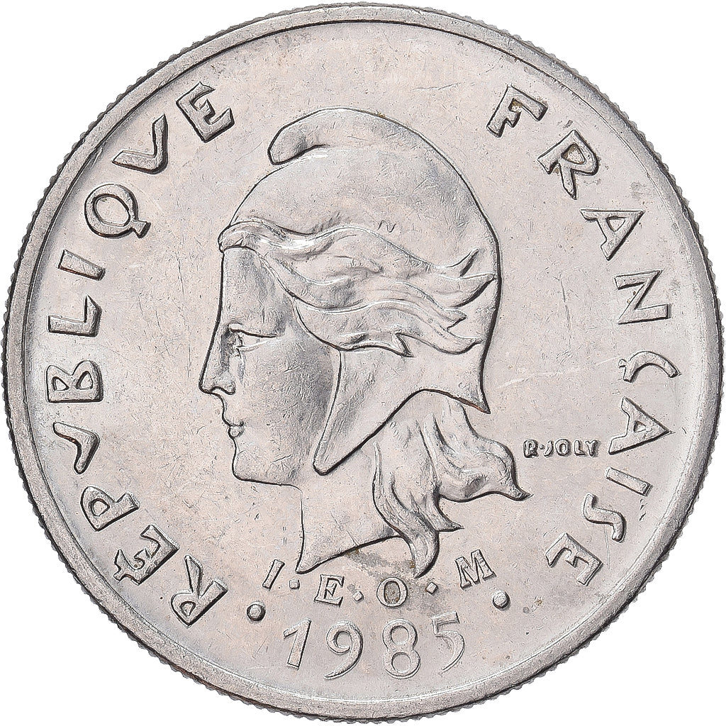 Monnaie, Polynésie française, 10 Francs, 1985, Paris, TTB+, Nickel, KM:8