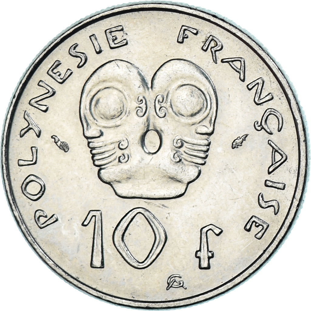 Coin, French Polynesia, 10 Francs, 1985, Paris, AU(55-58), Nickel, KM:8