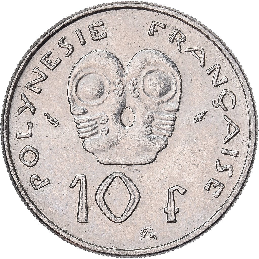 Münze, French Polynesia, 10 Francs, 1985, Paris, VZ, Nickel, KM:8