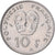 Moneta, Polinezja Francuska, 10 Francs, 1985, Paris, AU(55-58), Nikiel, KM:8