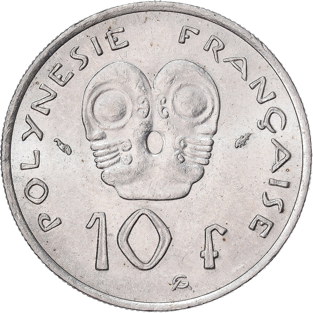 Moneta, Polinesia francese, 10 Francs, 1975, Paris, BB+, Nichel, KM:8