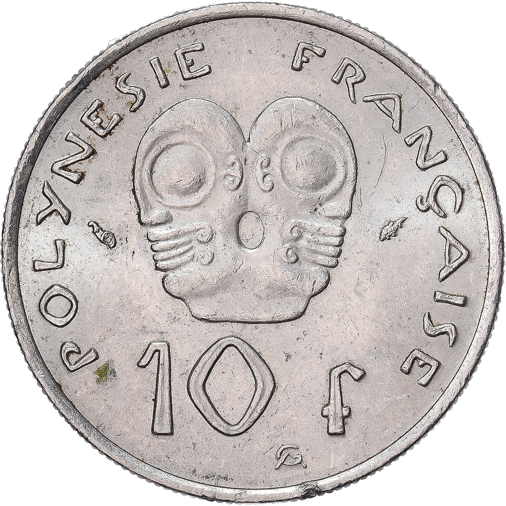 Münze, French Polynesia, 10 Francs, 1975, Paris, SS, Nickel, KM:8