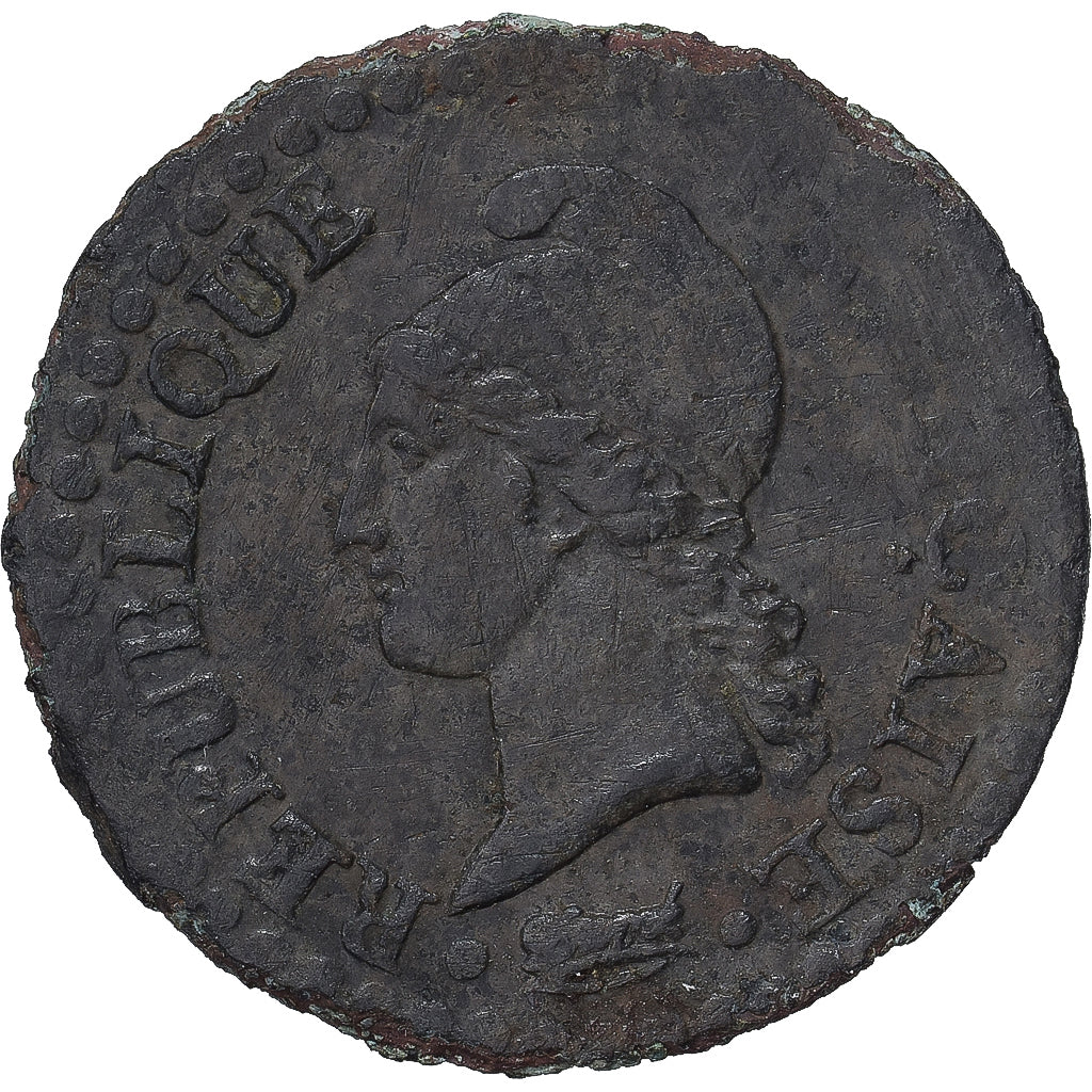Coin, France, Centime, Paris, Dupré, VF(20-25), Bronze