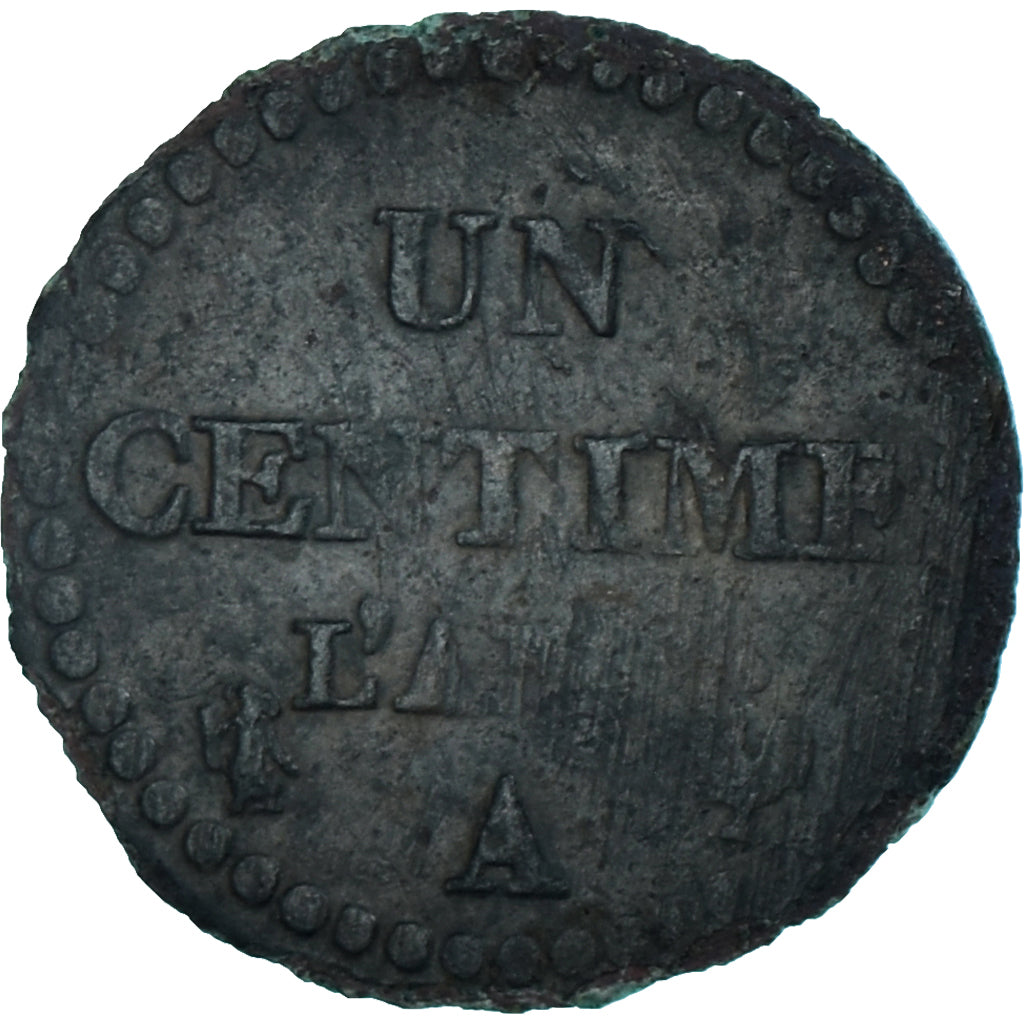 Moneta, Francia, Centime, Paris, Dupré, MB, Bronzo