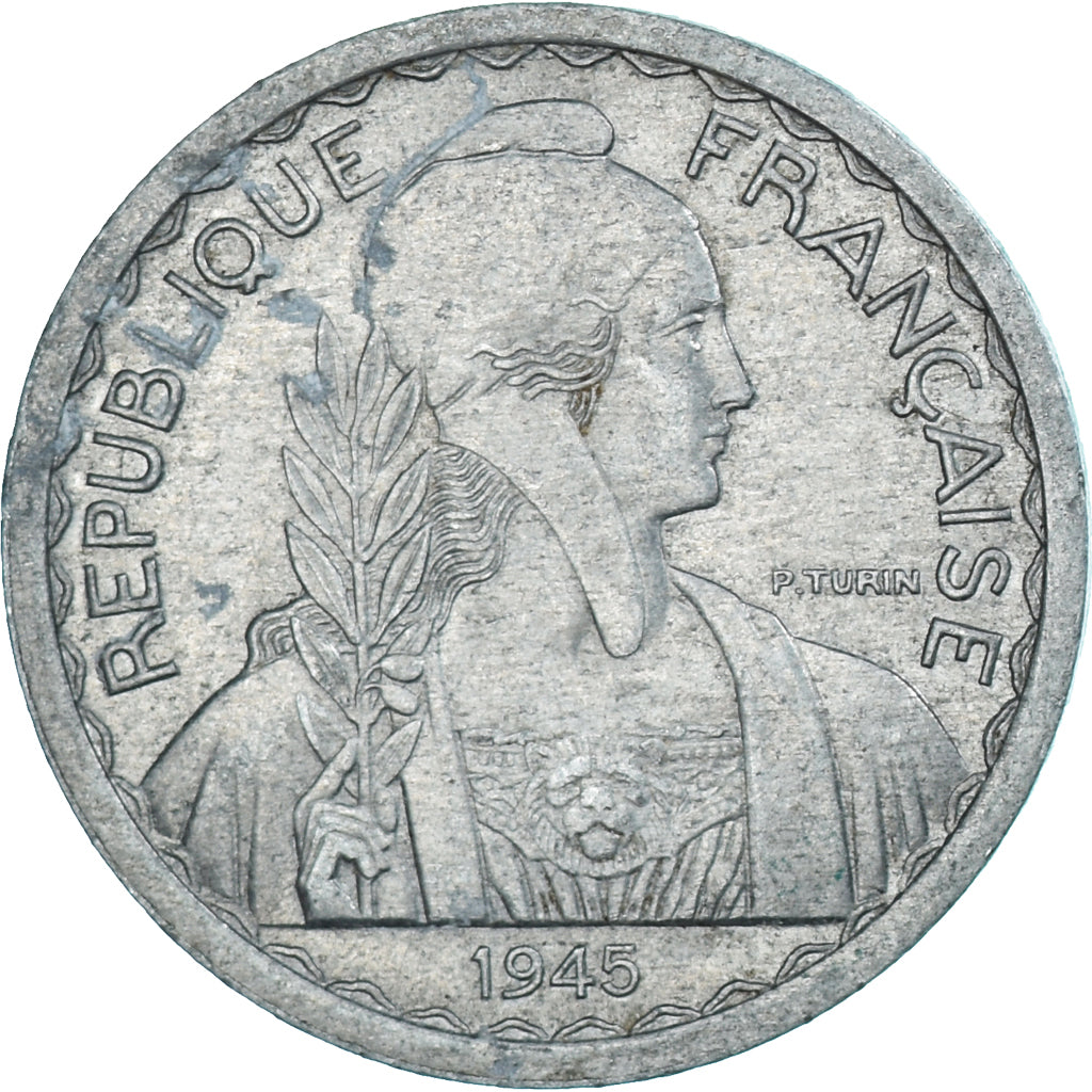 Monnaie, Indochine française, 20 Cents, 1945, Paris, TTB+, Aluminium, KM:29.1