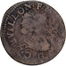 Moneda, Francia, Double Tournois, 1642, Sedan, BC, Cobre, CGKL:580