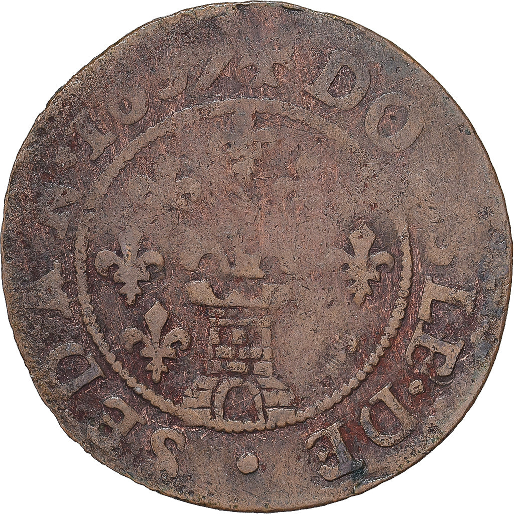 Moneda, Francia, Ardennes, Fréd-Maurice de La Tour, Double Tournois, 1637
