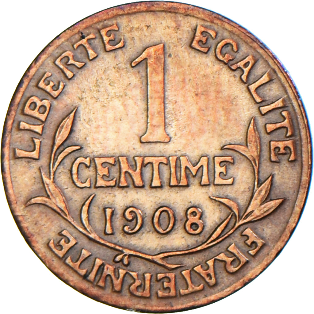 Coin, France, Dupuis, Centime, 1908, Paris, VF(30-35), Bronze, KM:840