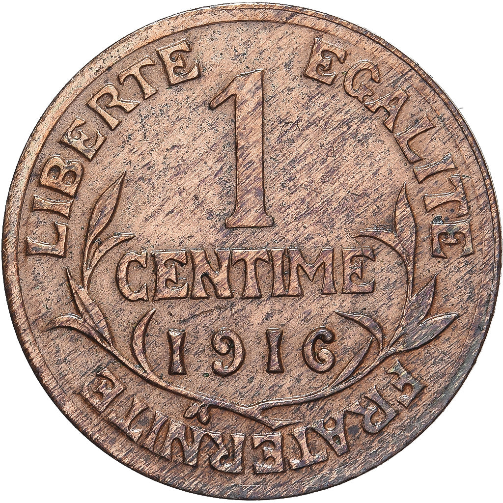 Münze, Frankreich, Dupuis, Centime, 1916, Paris, SS, Bronze, KM:840, Gadoury:90