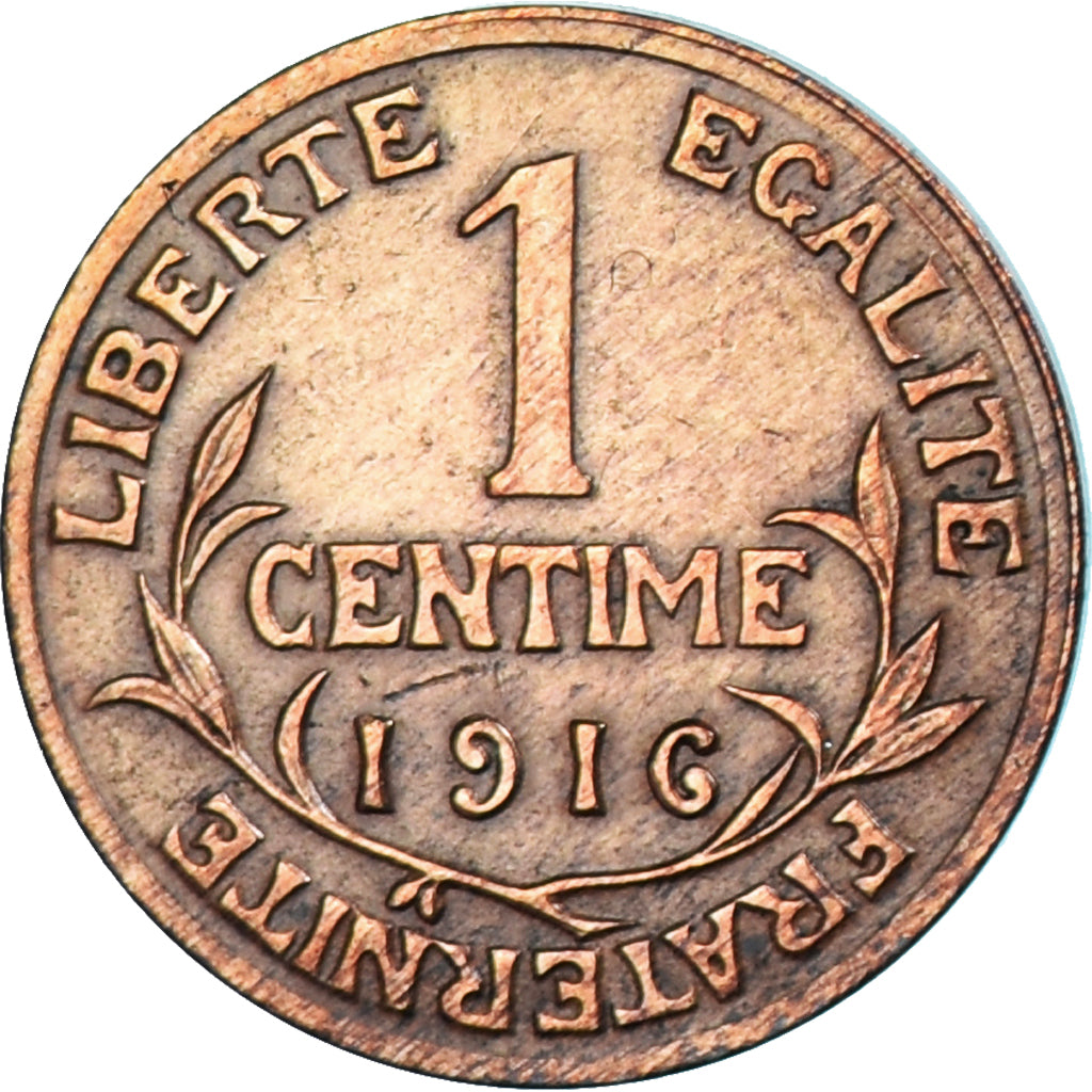Coin, France, Dupuis, Centime, 1916, Paris, EF(40-45), Bronze, KM:840