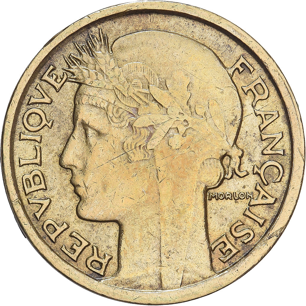 Munten, Frankrijk, Morlon, 50 Centimes, 1939, ZF+, Aluminum-Bronze, KM:894.2