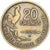 Coin, France, Guiraud, 20 Francs, 1952, Beaumont - Le Roger, VF(30-35)