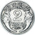 Coin, France, Morlon, 2 Francs, 1959, Paris, VF(30-35), Aluminum, KM:886a.1