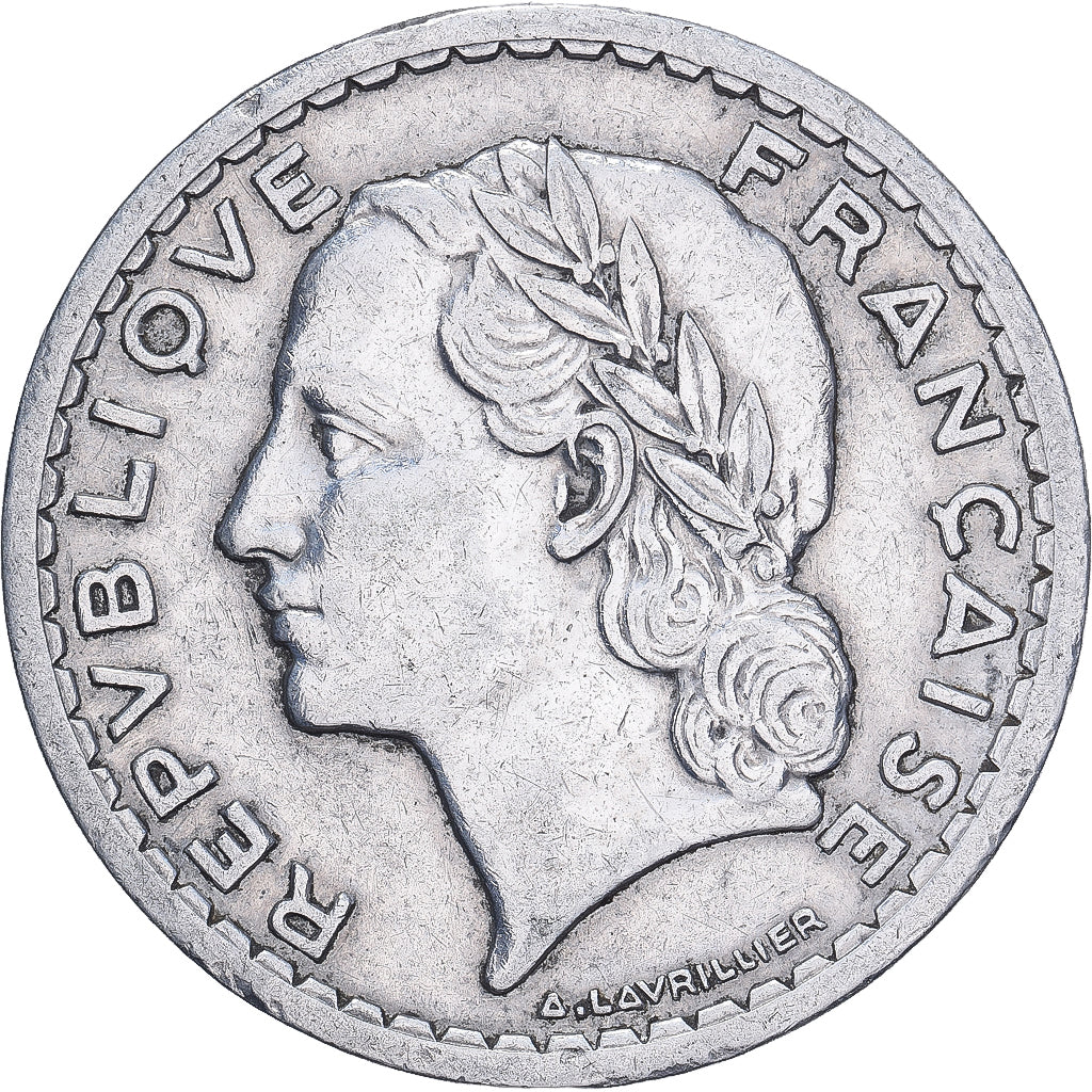 Monnaie, France, Lavrillier, 5 Francs, 1946, Beaumont - Le Roger, TTB