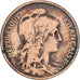 Moneta, Francja, Dupuis, 5 Centimes, 1908, Paris, VF(20-25), Brązowy, KM:842
