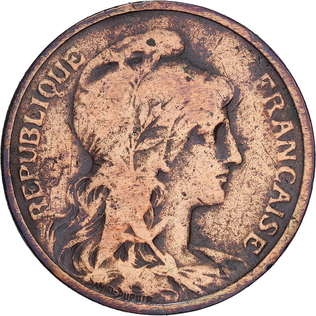 Coin, France, Dupuis, 5 Centimes, 1913, Paris, VF(20-25), Bronze, KM:842